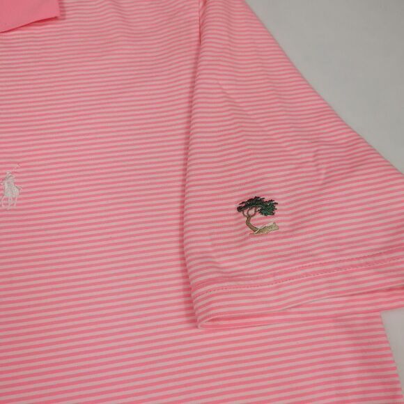 Polo Ralph Lauren Mens Performance Golf Polo Shirt Striped Short Sleeve Top XL - Picture 3 of 9